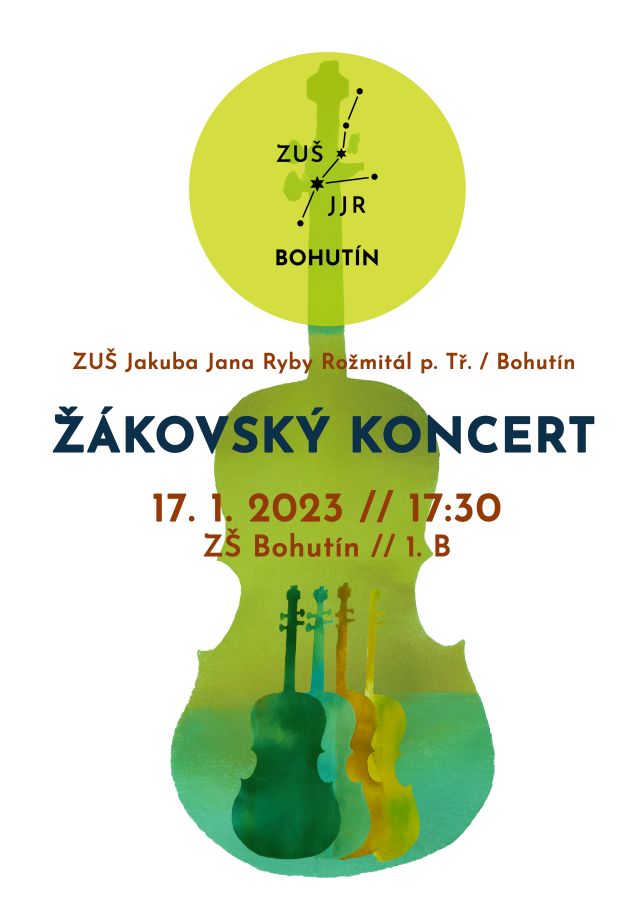 Žákovský koncert v Bohutíně